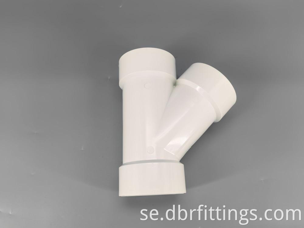 UPC PVC fittings WYE for old house